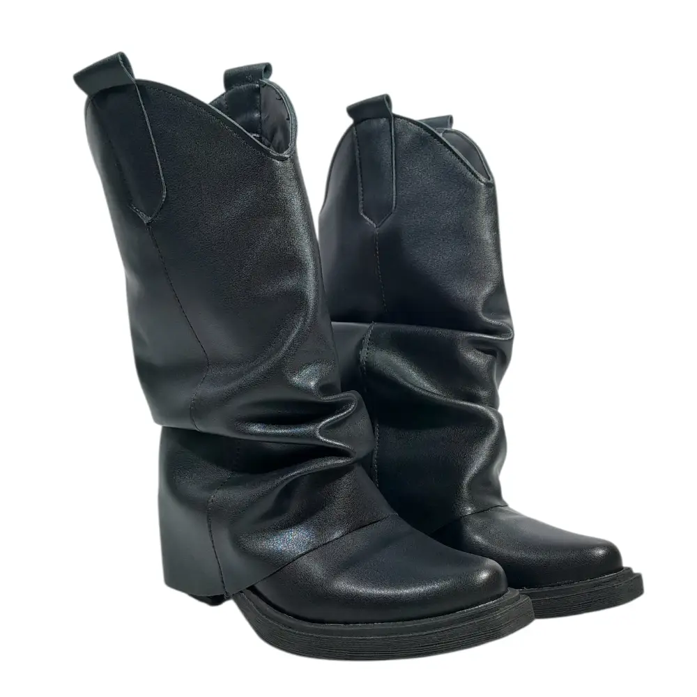 BOTA POLAINA MUJER VERENNE EN PUNTA TACO BAJO