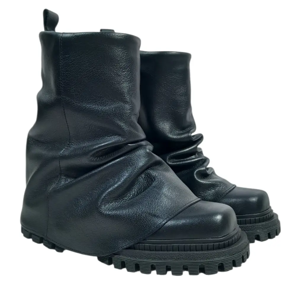 BOTA POLAINA MUJER BERTA DE CUERO