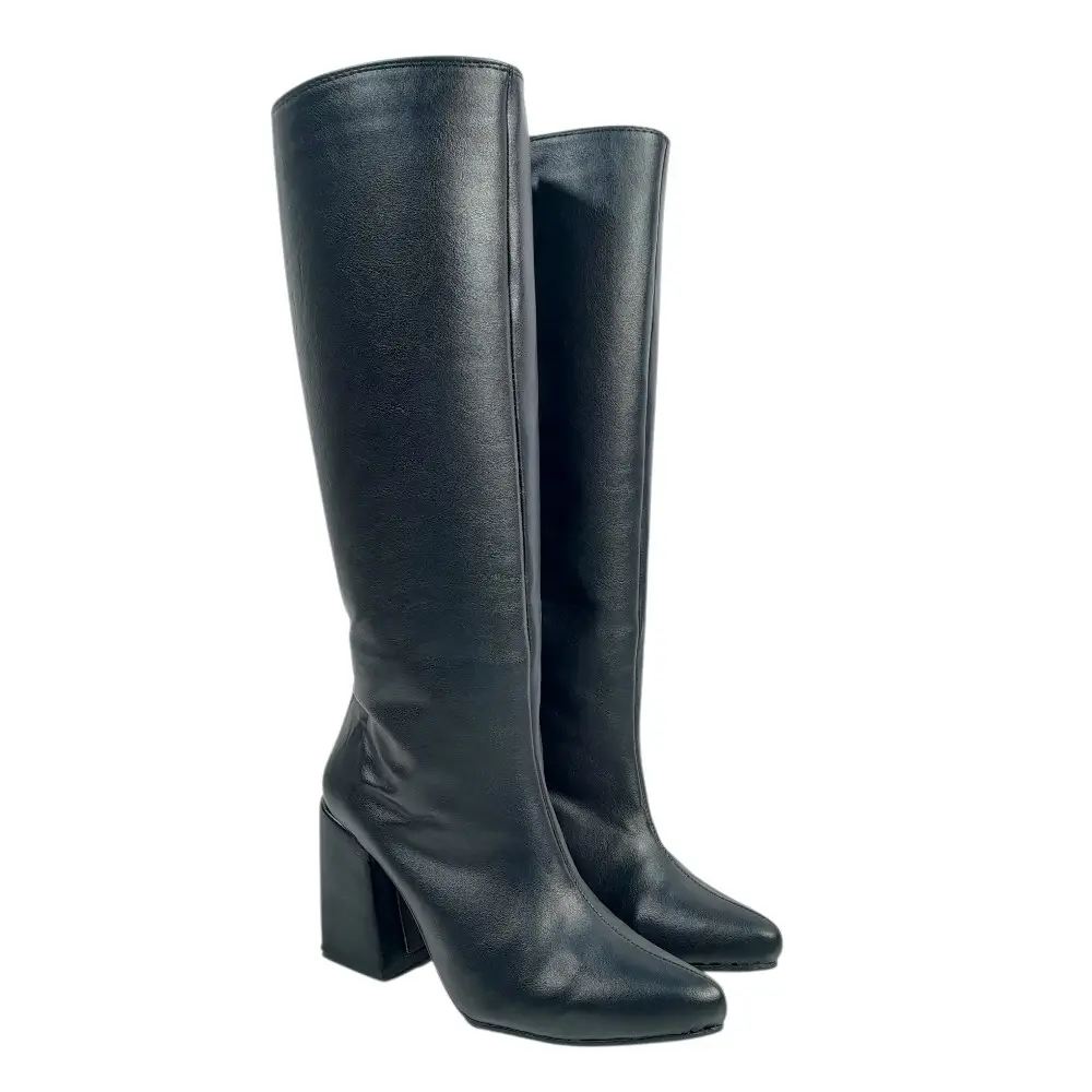 BOTA MUJER STEFFANIE TACO CUADRADO CAÑA ALTA