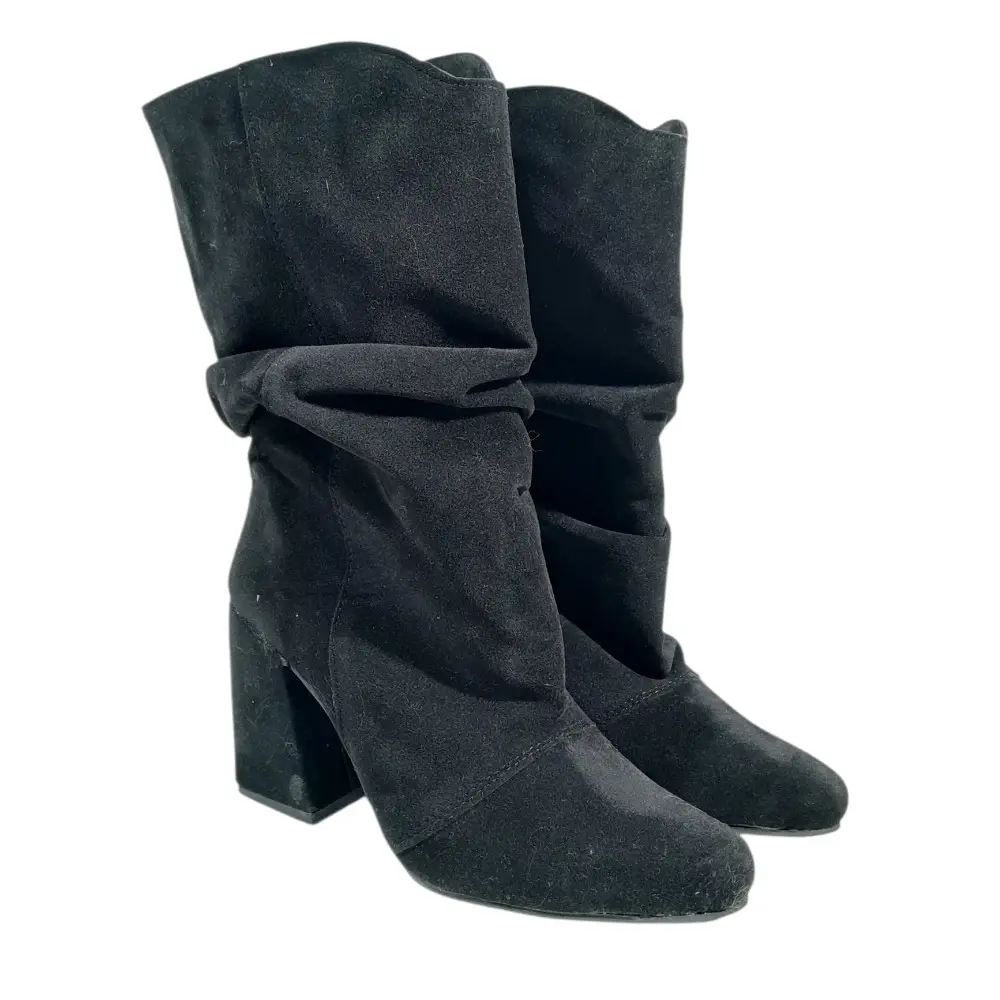 BOTA MUJER EVELYN CAÑA MEDIA SLOUCHY TACO ALTO