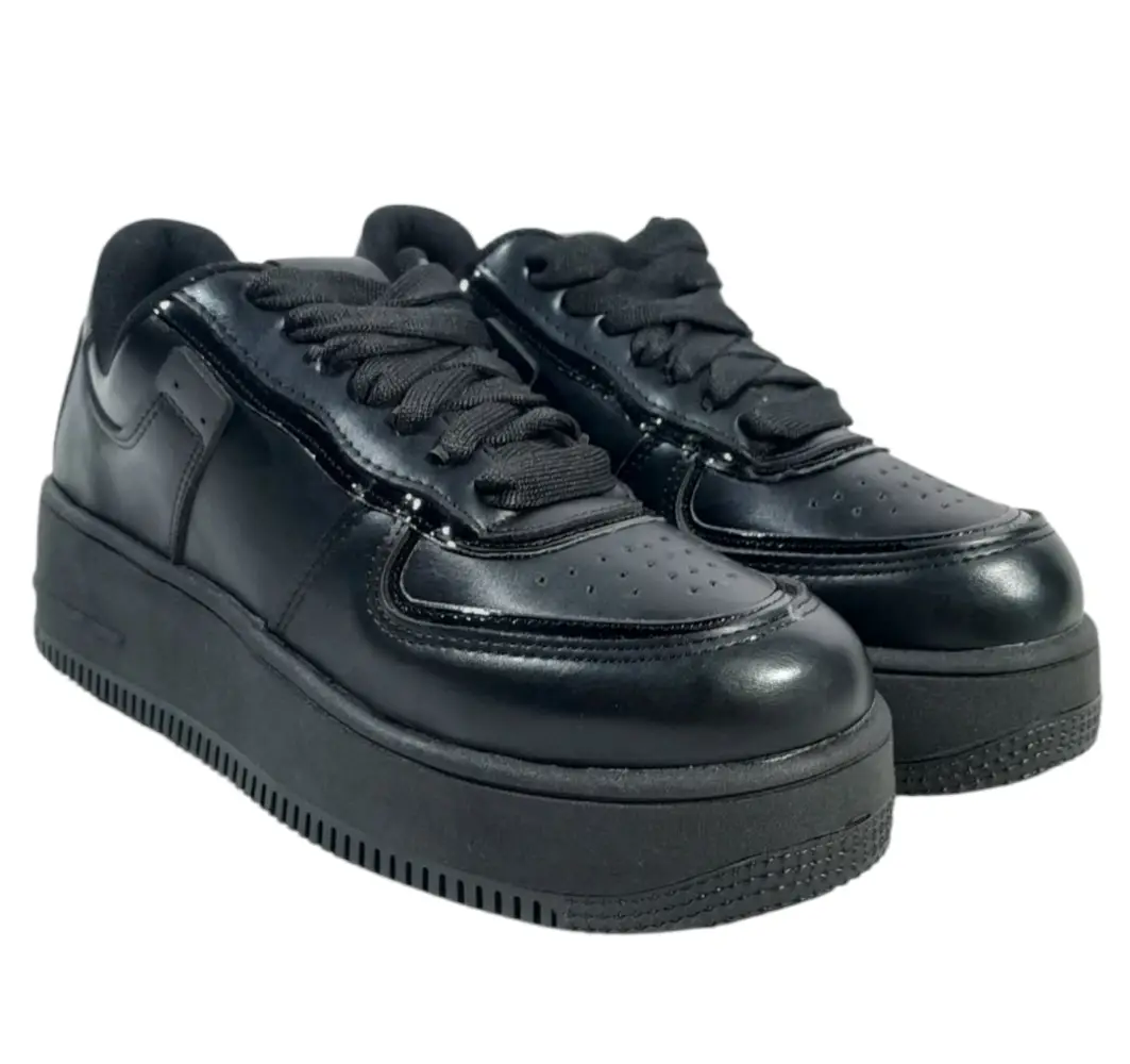 ZAPATILLA MUJERO BUFALO ECO CUERO SUELA DE GOMA